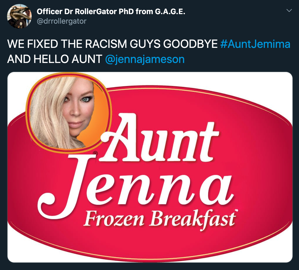 We Fixed The Racism Guys Goodbye And Hello Aunt Aunt Frozen Breakfast