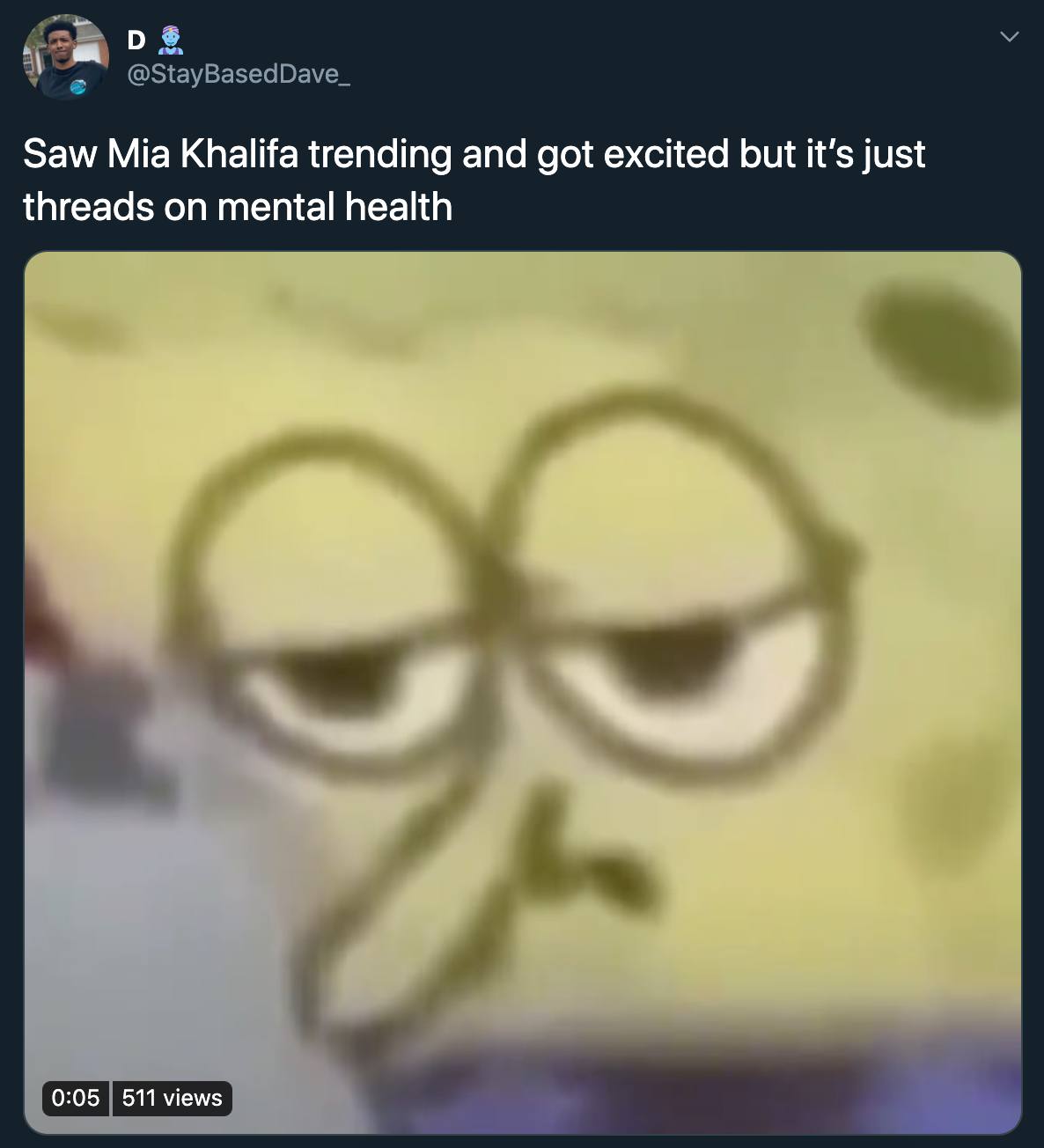 Saw Mia Khalifa trending and got excited but it's just threads on mental health