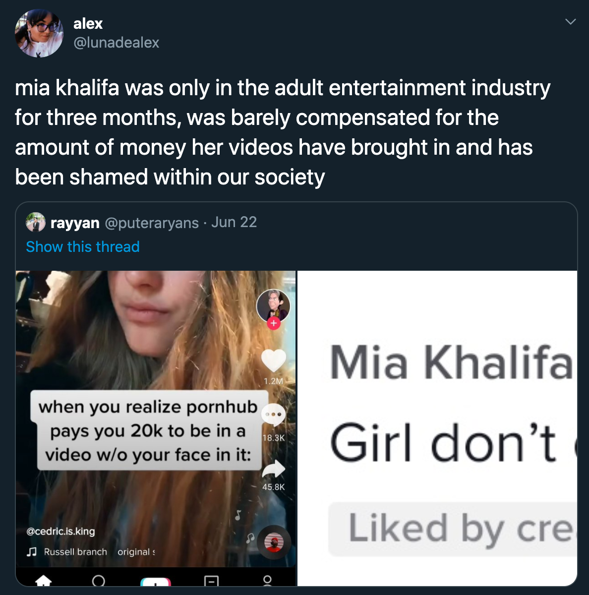 Mia Khalifa Is Having a Rough Time Being an Anti-Porn Advocate