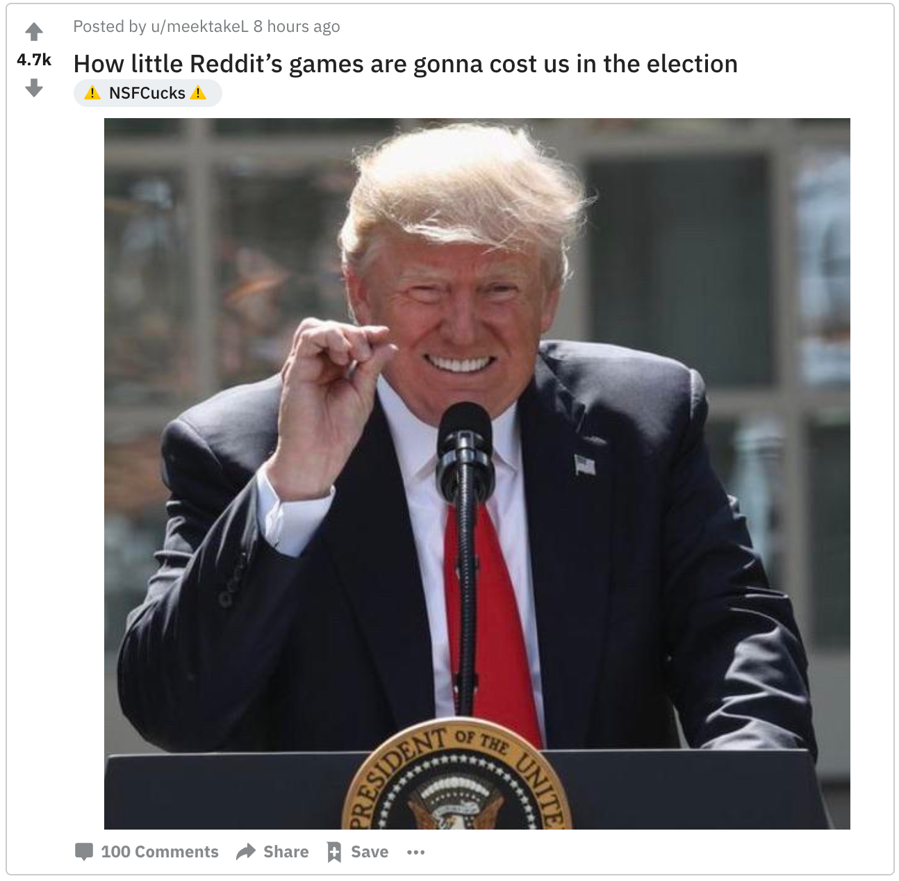 How little Reddit's games are gonna cost us in the election