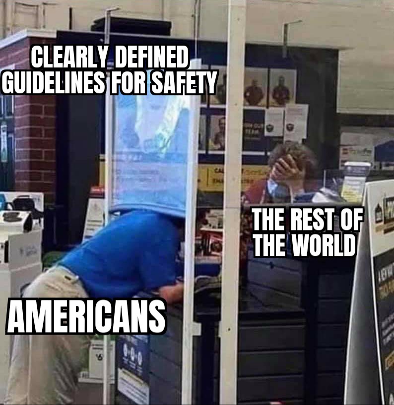 Clearly Defined Guidelines For Safety The Rest Of The World Americans