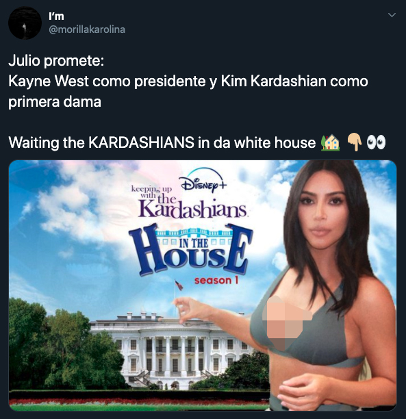 promete Kayne West como presidente y Kim Kardashian como primera dama Waiting the Kardashians in da white house keeping up Disney Kardashians with the House season 1