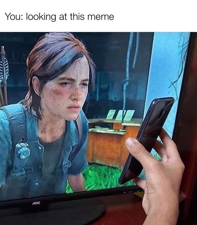 the last of us video game - You looking at this meme
