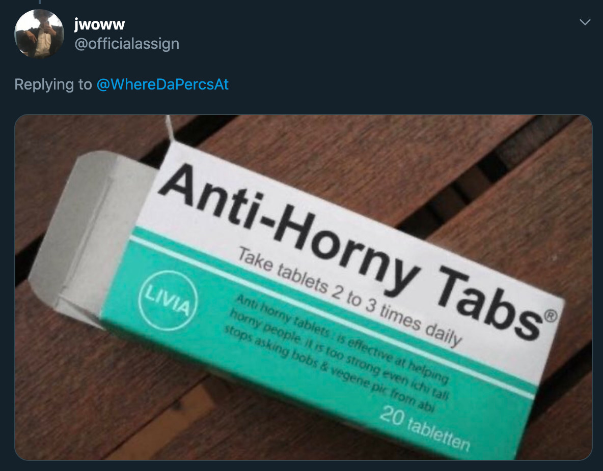AntiHorny Tabs Take tablets 2 to 3 times daily
