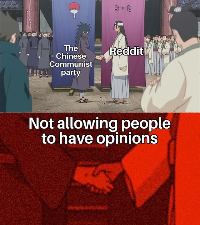 Reddit The Chinese Communist party Not allowing people to have opinions