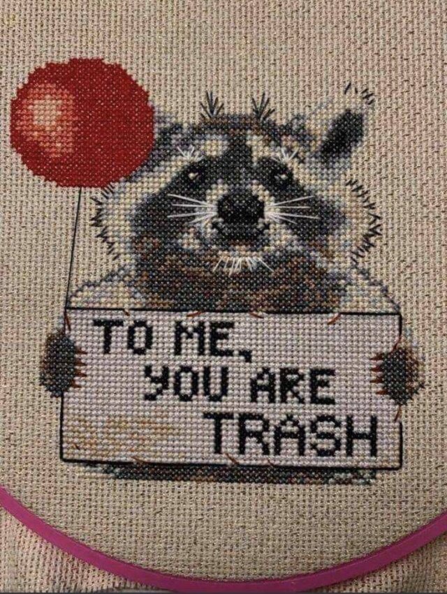 funny raccoon - You Are Trash