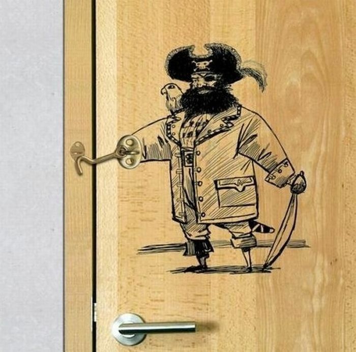 pirate door hook -
