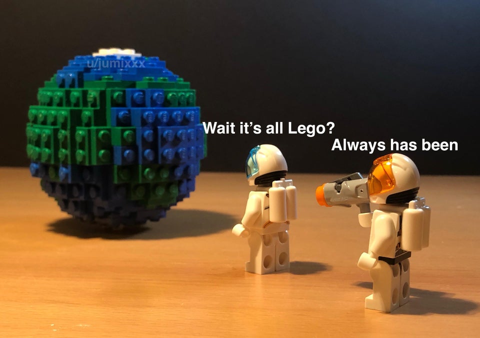 Wait it's all Lego? Always has been