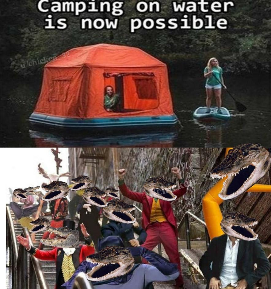 Camping on water is now possible