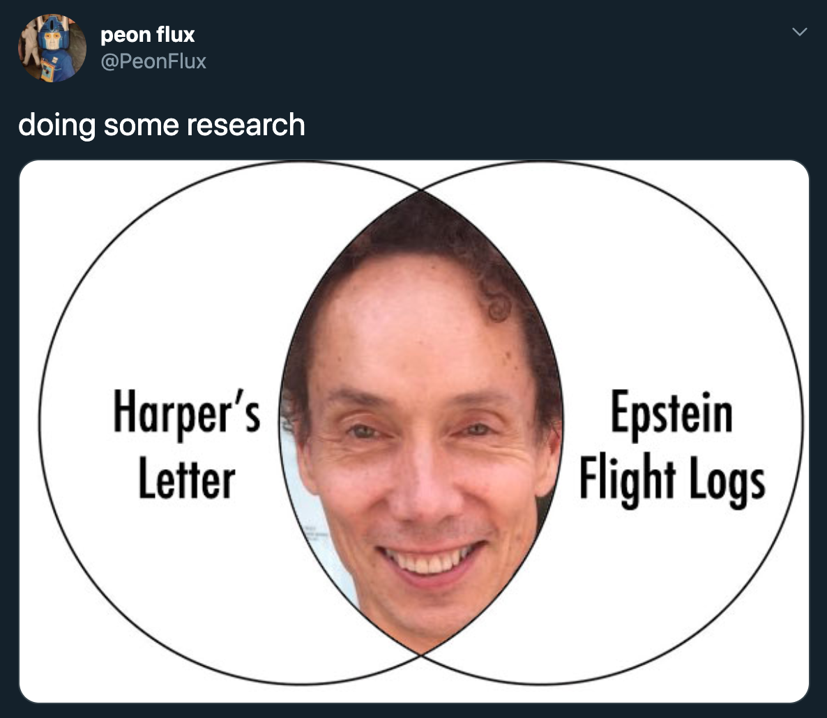 ebay - peon flux doing some research Harper's Letter Epstein Flight Logs