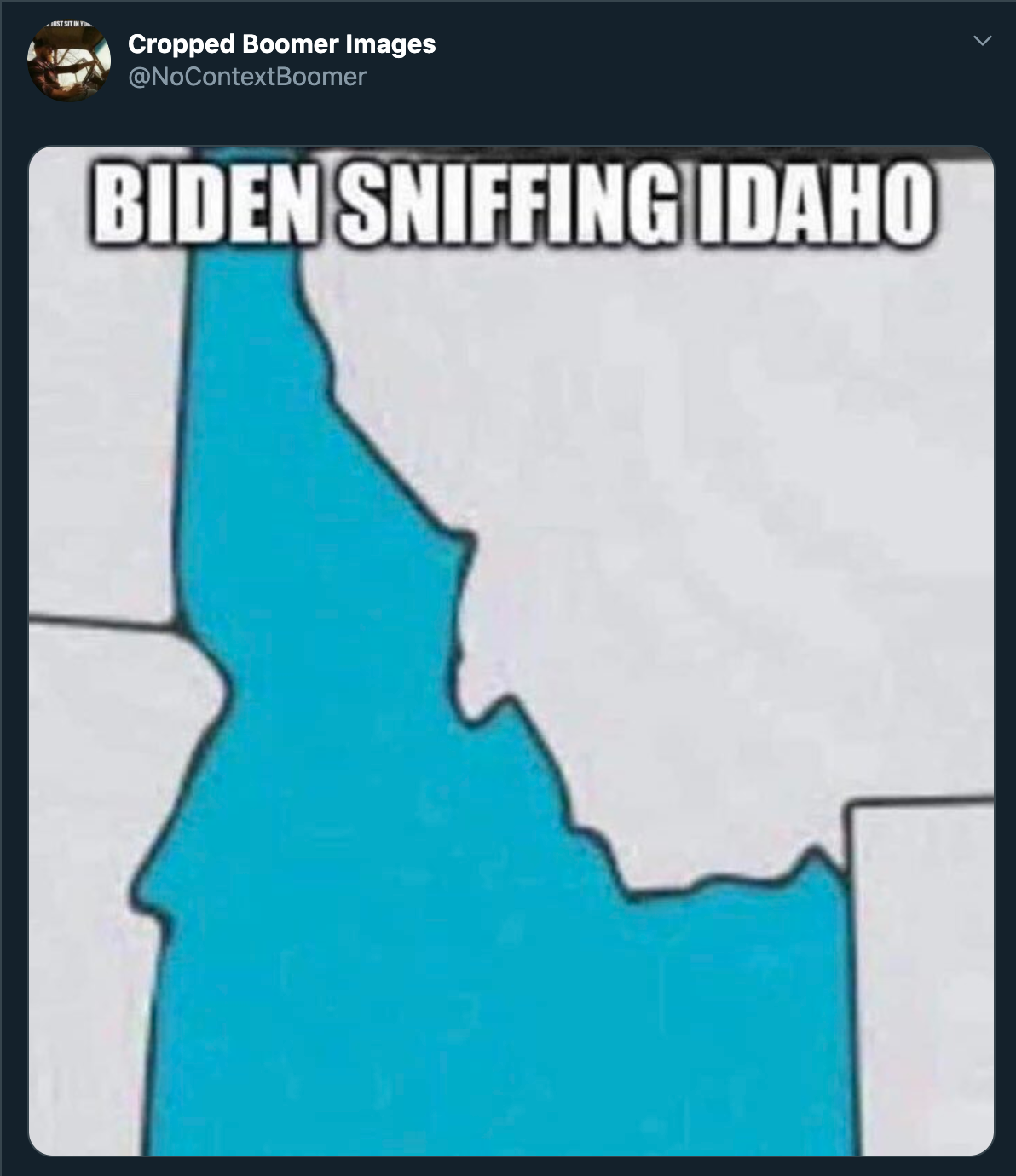 Biden Sniffing Idaho
