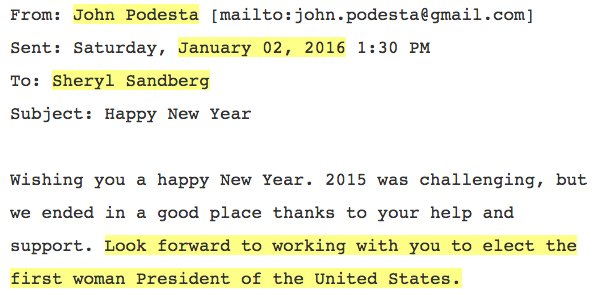 In March of 2016, Wikileaks released a massive dump of stolen emails they were able to hack from the DNC secure server. And in the release was a collection of John Podesta's hacked emails. At the time, John Podesta was the campaign manager for Hillary Clinton. 