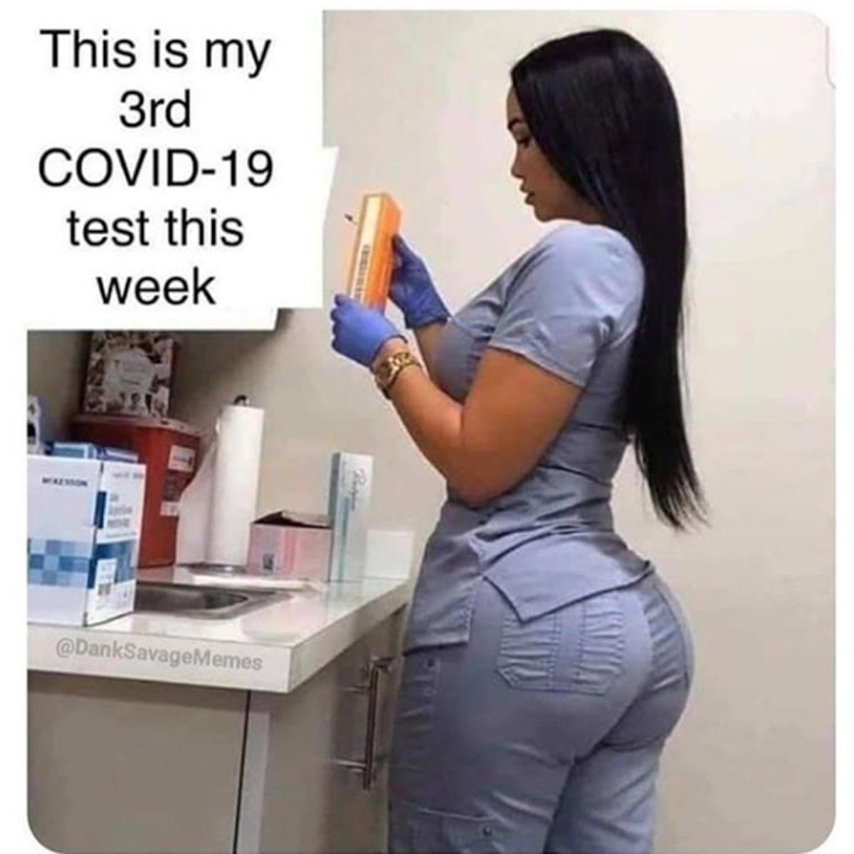 funny sex memes - my 4th flu shot this month meme - This is my 3rd Covid19 test this week