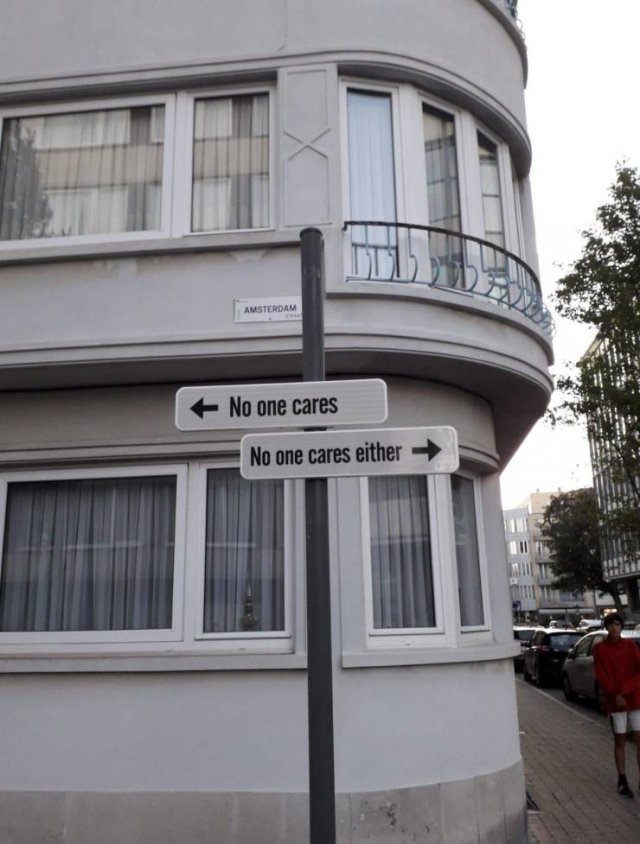 house - Amsterdam No one cares No one cares either