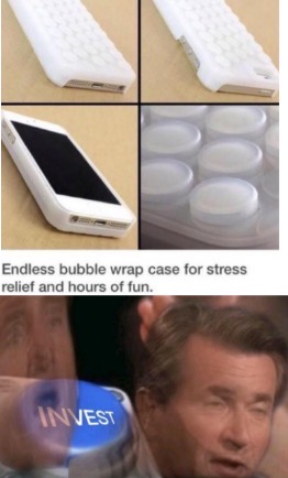 dank memes Internet meme - Endless bubble wrap case for stress relief and hours of fun. Invest