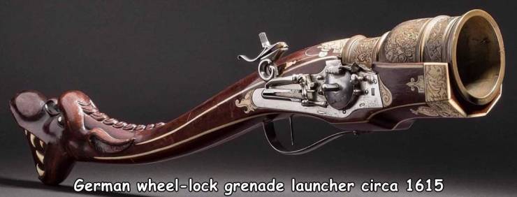 medieval grenade launcher - Kor German wheellock grenade launcher circa 1615