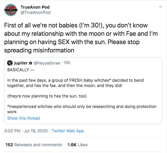 candace owens mollie tibbetts twitter - TrueAnon Pod AnonPod First of all we're not babies I'm 30!, you don't know about my relationship with the moon or with Fae and I'm planning on having Sex with the sun. Please stop spreading misinformation jupiter 15