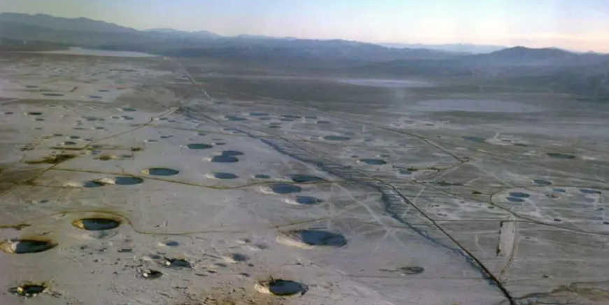 more potholes from the Nevada desert test site