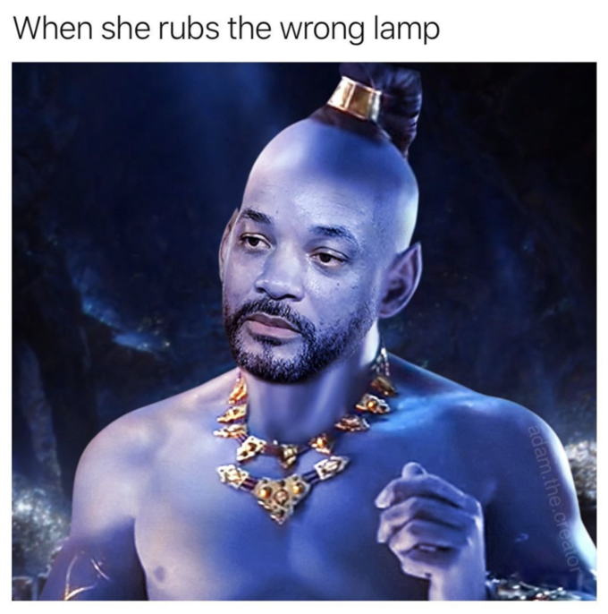 sad will smith entanglement memes -Will Smith - When she rubs the wrong lamp adam.the.ca Cot