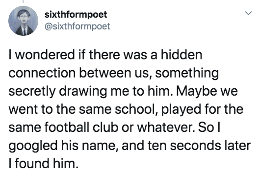 jk rowling trump tweet - sixthformpoet I wondered if there was a hidden connection between us, something secretly drawing me to him. Maybe we went to the same school, played for the same football club or whatever. Sol googled his name, and ten seconds lat
