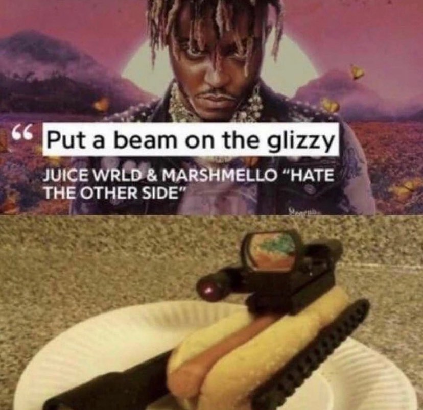 glizzy - beam on a glizzy - 66 Put a beam on the glizzy Juice Wrld & Marshmello Hate The Other Side