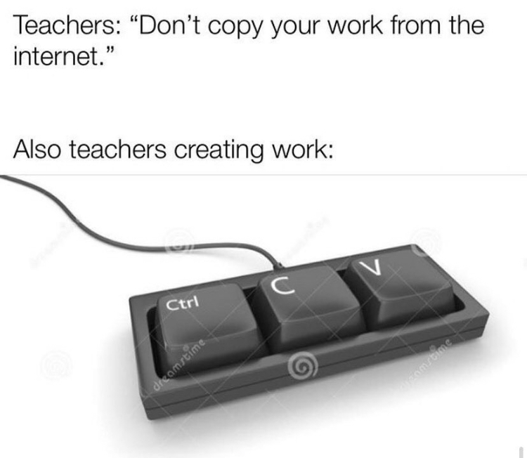 ctrl c developer keyboard - Teachers Don't copy your work from the internet." Also teachers creating work 7 Ctrl Bulatori dreamstime