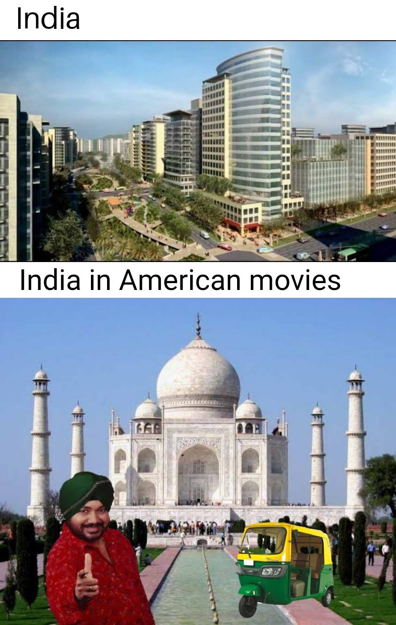 taj mahal - India India in American movies