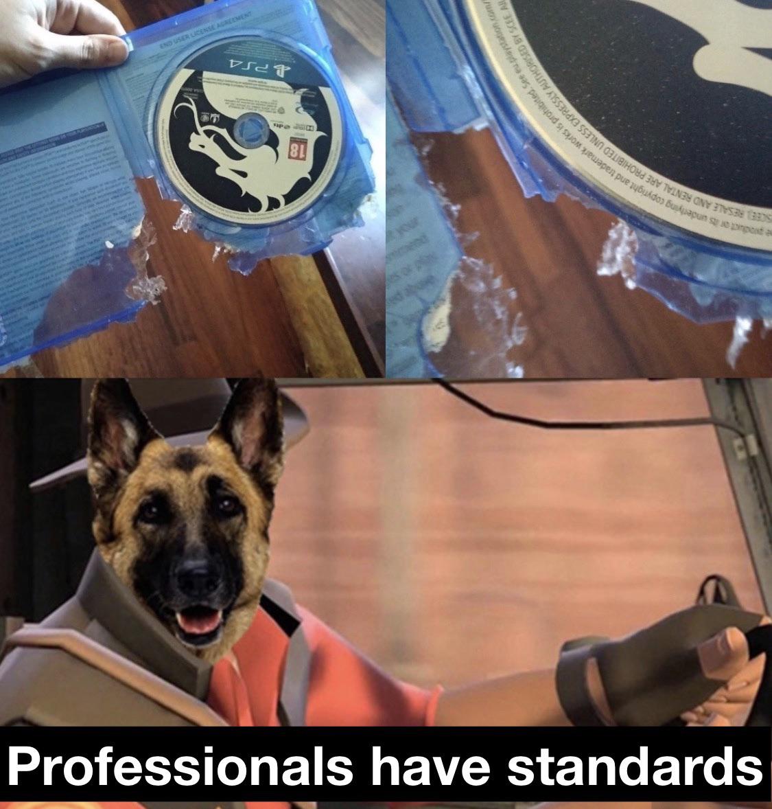 professionals have standards meme hd - Professionals have standards End User License Agreement s soduct or is underlying copyright and trademark works is prohibited . See eu Scee Resale And Rental Are Prohibited Unless Expressly Authorised station