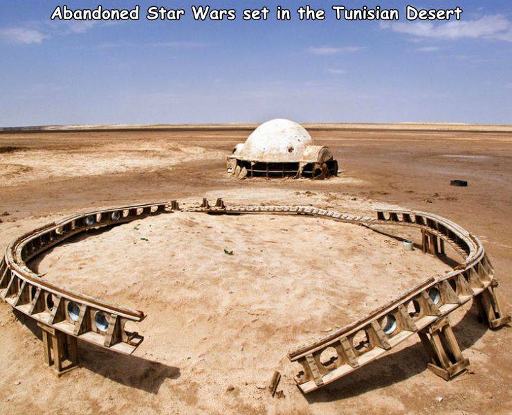 star wars set tunisia - Abandoned Star Wars set in the Tunisian Desert T