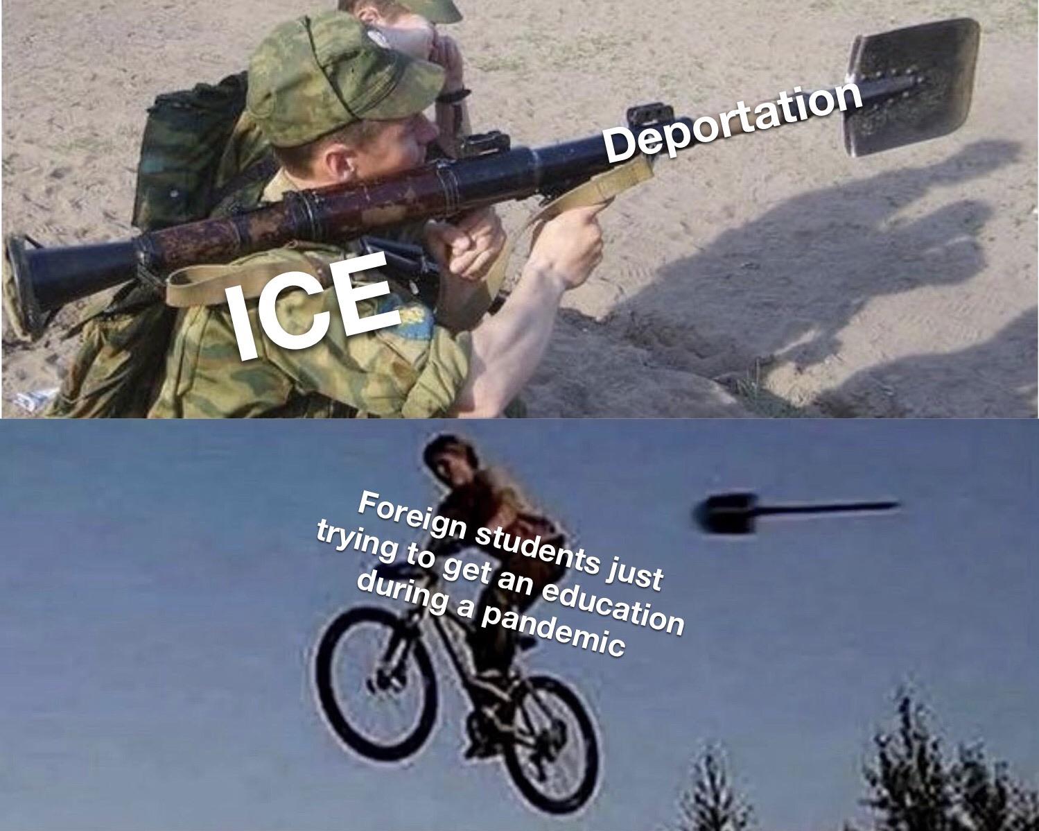r/collegememes- college dank memes - meanwhile in russia - Deportation Ice Foreign students just trying to get an education during a pandemic