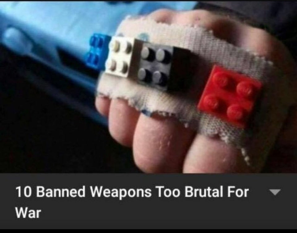 10 Banned Weapons Too Brutal For Wars lego knuckles