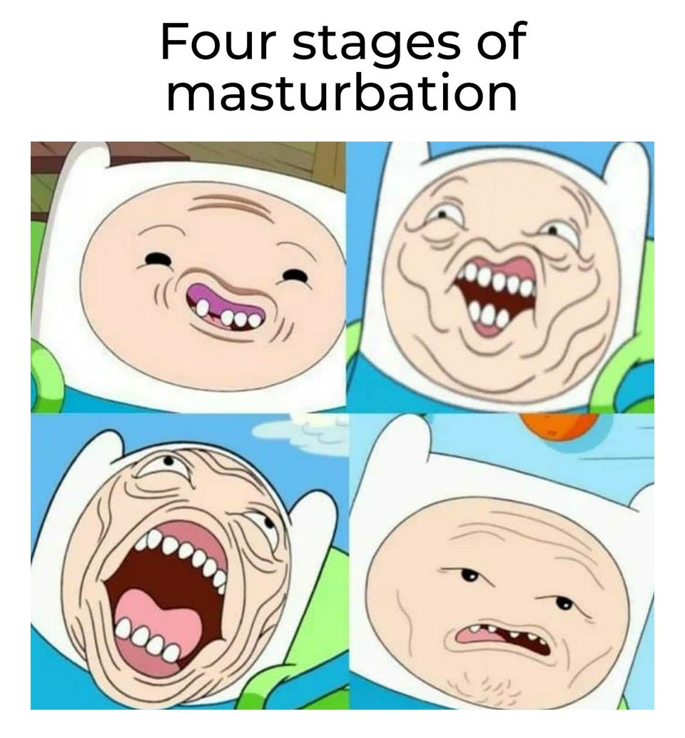 Four stages of masturbation