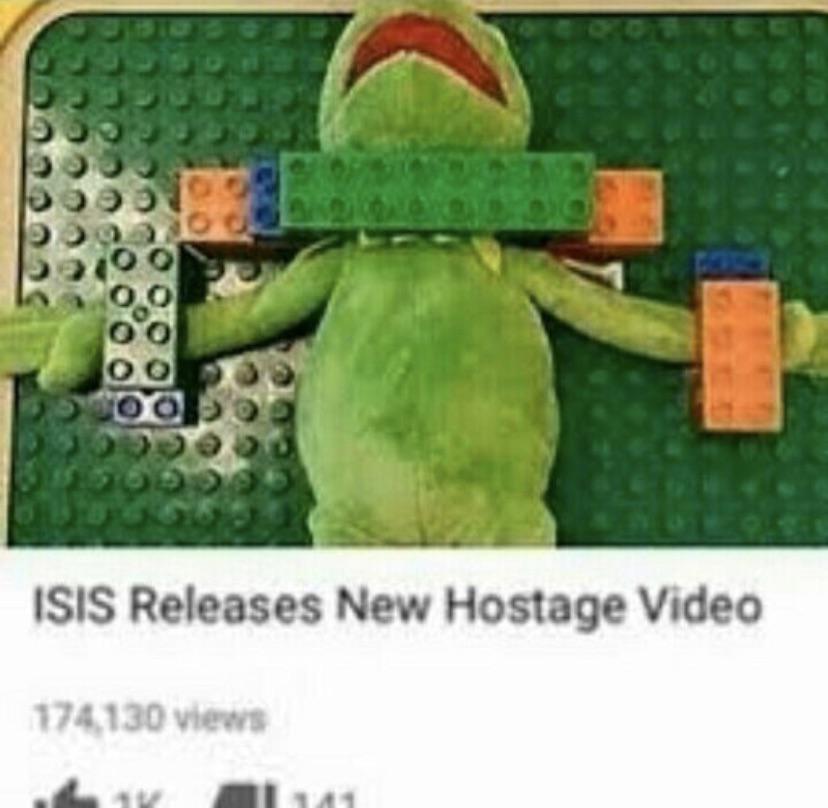 kermit bondage - Isis Releases New Hostage video