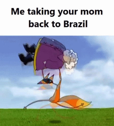 you're going to brazil - cartoon - Me taking your mom back to Brazil