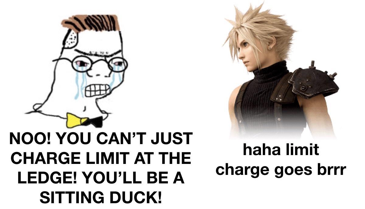 dank memes- nintendo memes - nooo  you can t just meme league - Noo! You Can'T Just Charge Limit At The Ledge! You'Ll Be A Sitting Duck! haha limit charge goes brrr