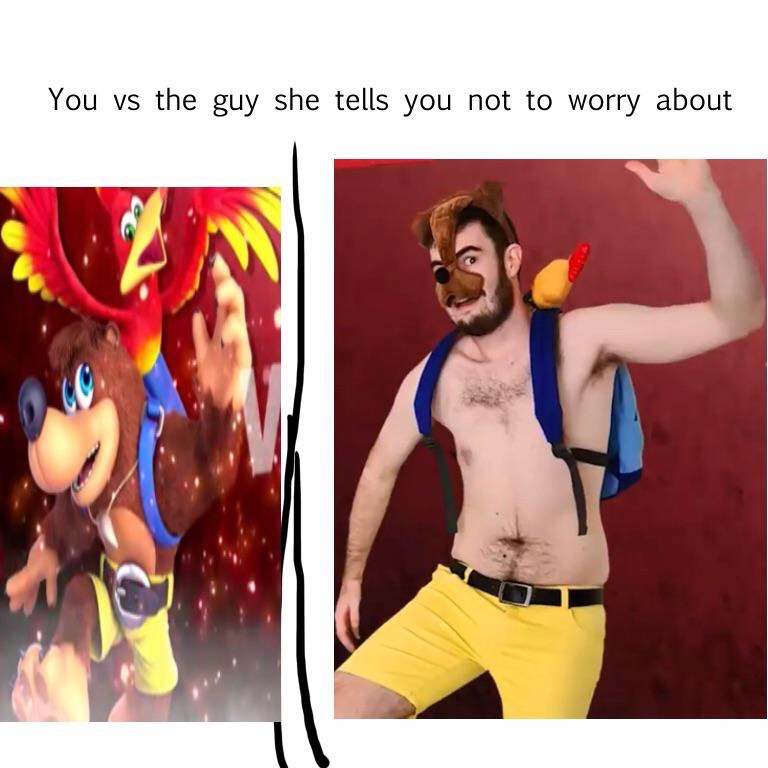 smash bros memes - dank memes- clown - You vs the guy she tells you not to worry about
