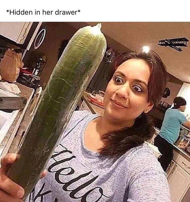 dirty memes - selfie - Hidden in her drawer Hello
