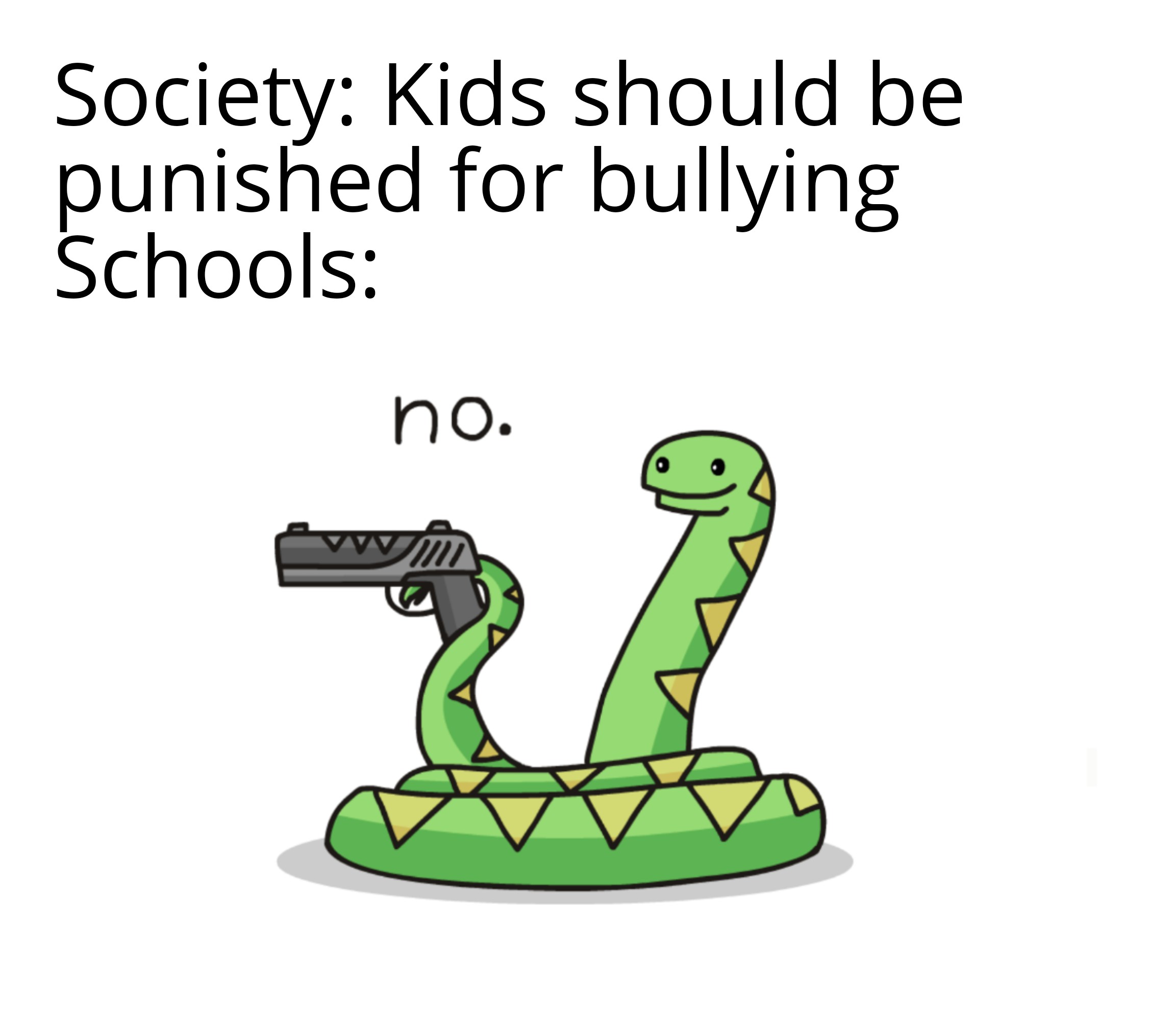 dank memes - clip art - Society Kids should be punished for bullying Schools no. m