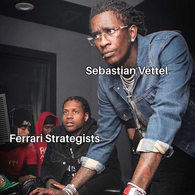 sbinnala - sbinalla f1 memes - dank memes - wholesome dnd memes - Sebastian Vettel Ferrari Strategists Ba P Ii S