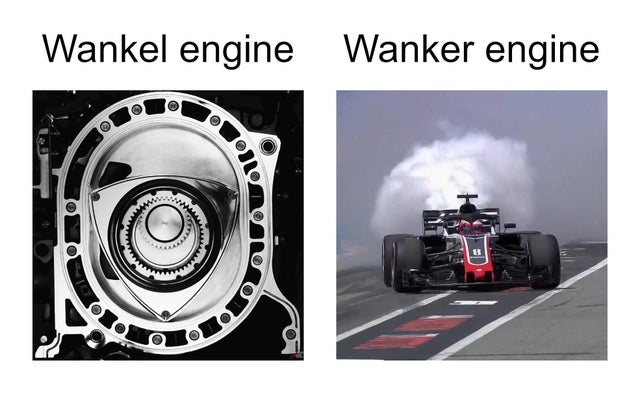 sbinnala - sbinalla f1 memes - dank memes - rotary engine - Wankel engine Wanker engine www