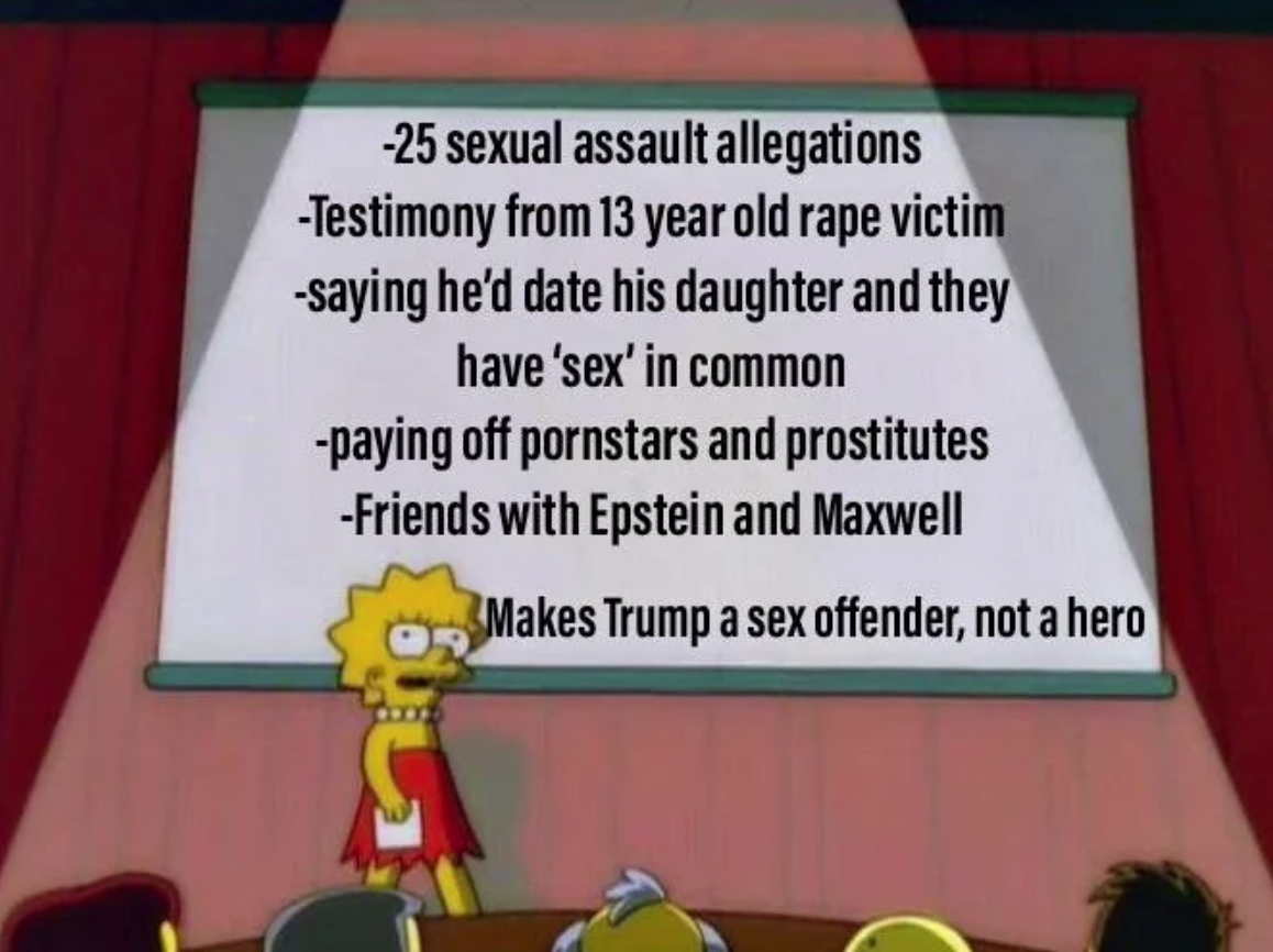 wario land smash - 25 sexual assault allegations Testimony from 13 year old rape victim saying he'd date his daughter and they have 'sex' in common paying off pornstars and prostitutes Friends with Epstein and Maxwell Makes Trump a sex offender, not a her