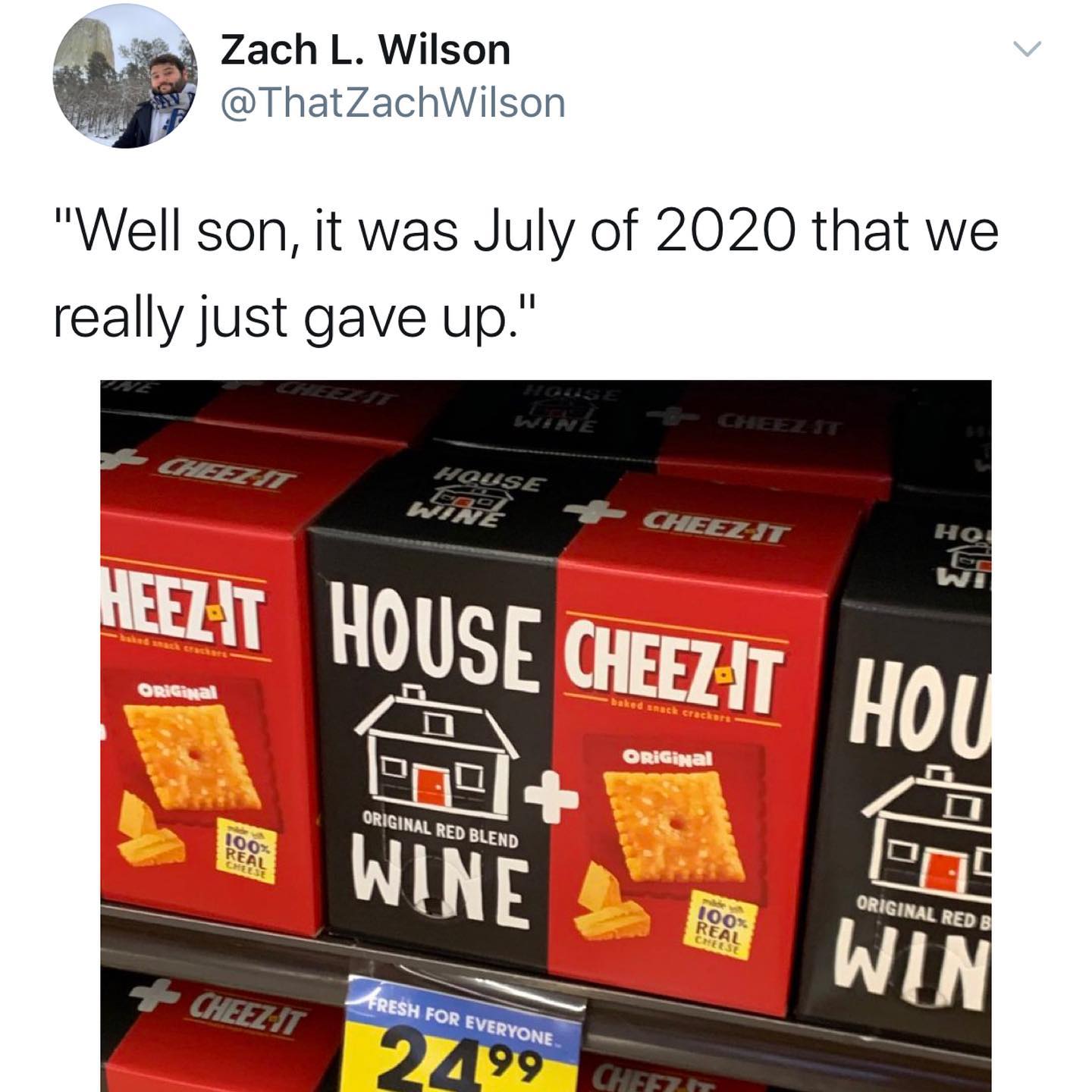 dank memes - twitter - well son it was july 2020 - Zach L. Wilson