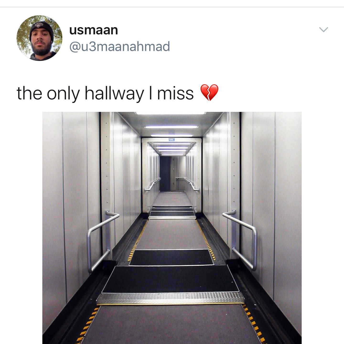 dank memes - twitter - only hallway i miss - usmaan the only hallway I miss