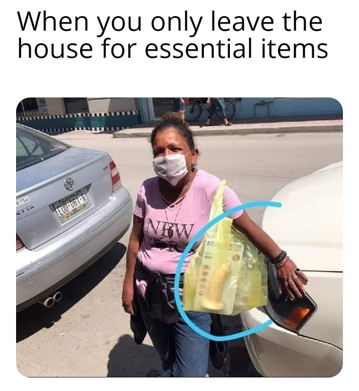 When you only leave the house for essential items Illud031 New