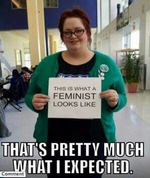 this is what a feminist looks like - that's pretty much what I expected
