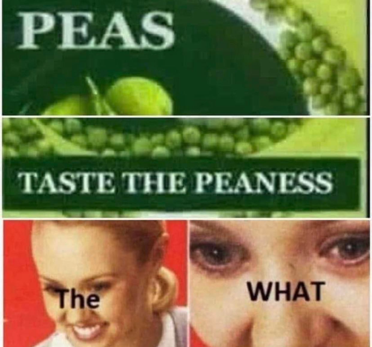 dank memes - taste the peaness - Peas Taste The Peaness The What