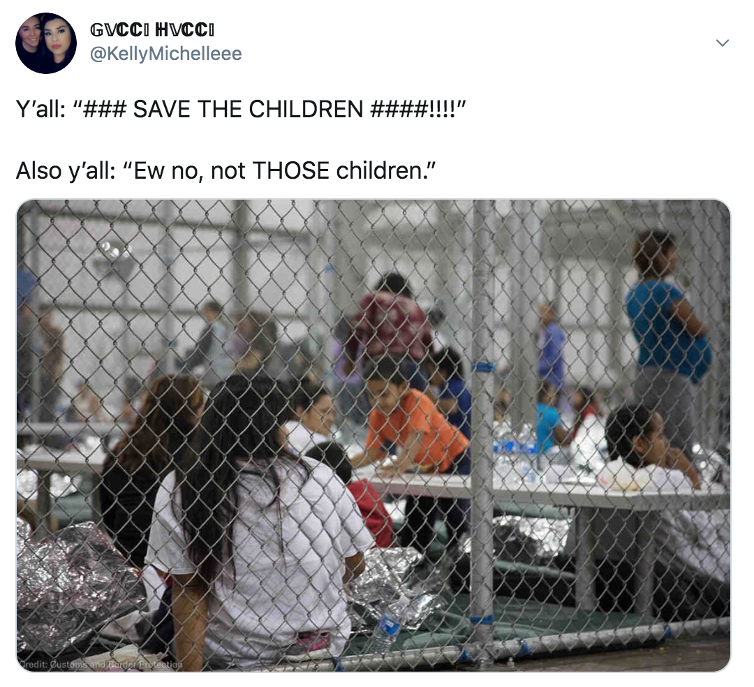 juvenile immigration detention center - Gvcci Hvcci Michelleee Y'all "### Save The Children ####!!!!" Also y'all "Ew no, not Those children." reditu