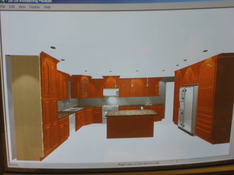 groverhaus - orange - Rendering Module Fle Edt View Desplay Help Pight click on the tem to ed