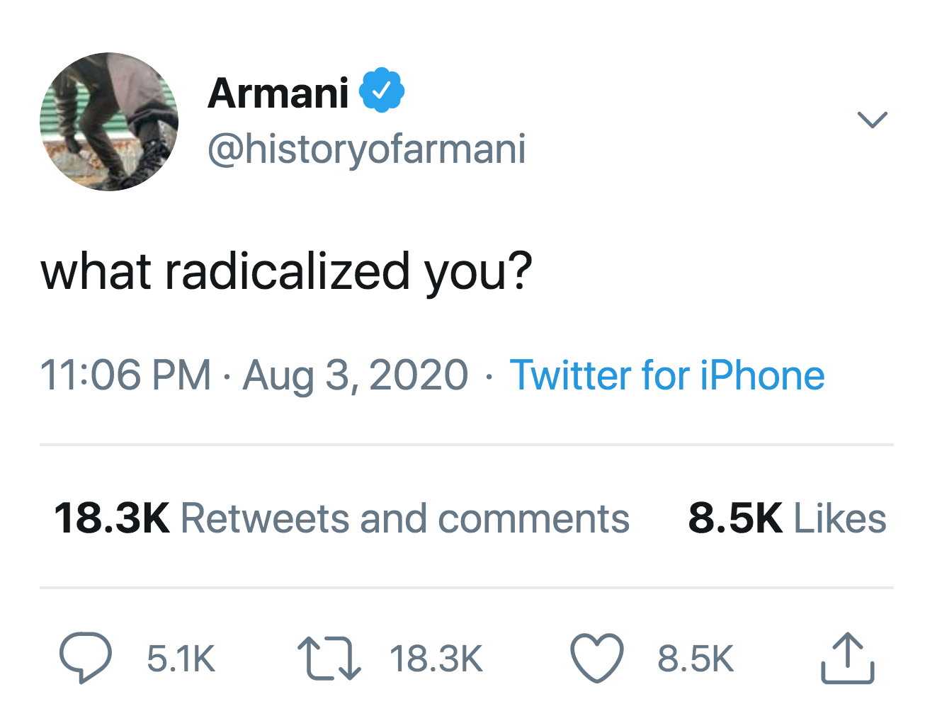 what radicalized you? Twitter thread prompts people to share the experiences they've had that have led them to more radical ways of thinking.