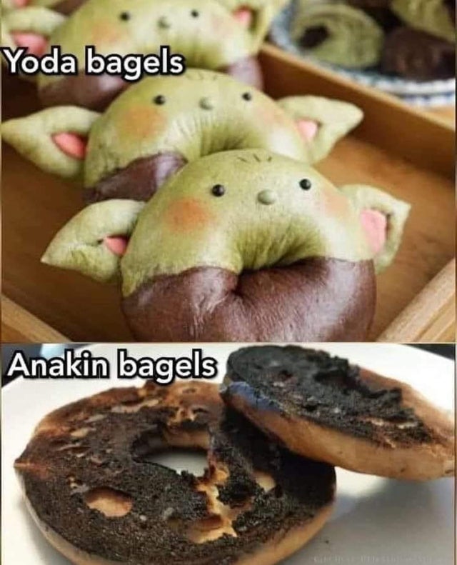 anakin meme - Yoda bagels Anakin bagels
